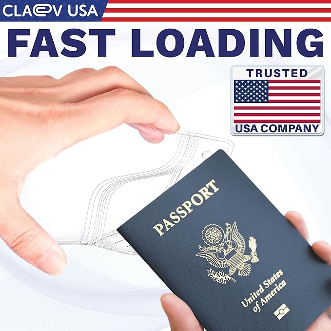 Claev Fast Seal Vertical 4x6 Passport & Card Holders, 100 Pack), Conferences - Image 6