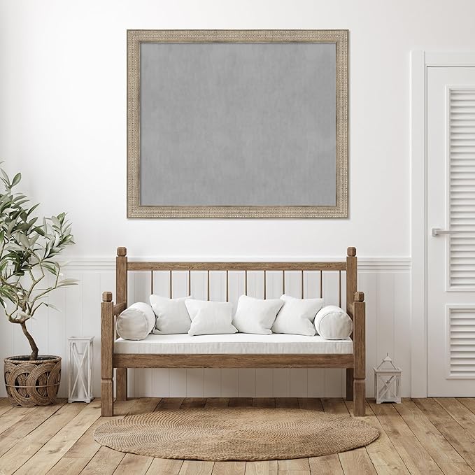 Amanti Art Silver Framed Magnetic Board 46x54 Oversize Vision Board - Image 6