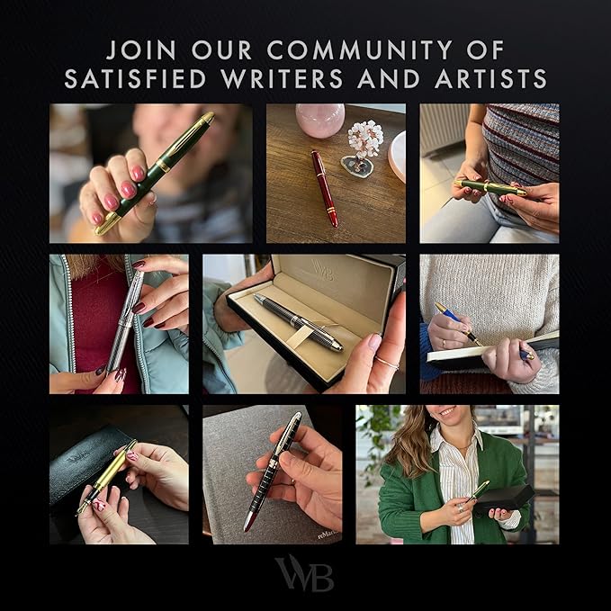 Wordsworth & Black Majesti Fountain Pen- Luxury Case, 24K Gold Finish; 18K - Image 7