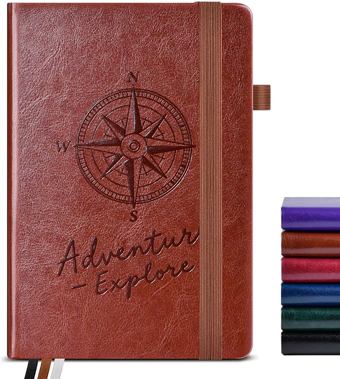 PAIBAS Blank Journal Notebook for Women Men, 160 Pages, A5 Hardcover Sketchbook by PAIBAS