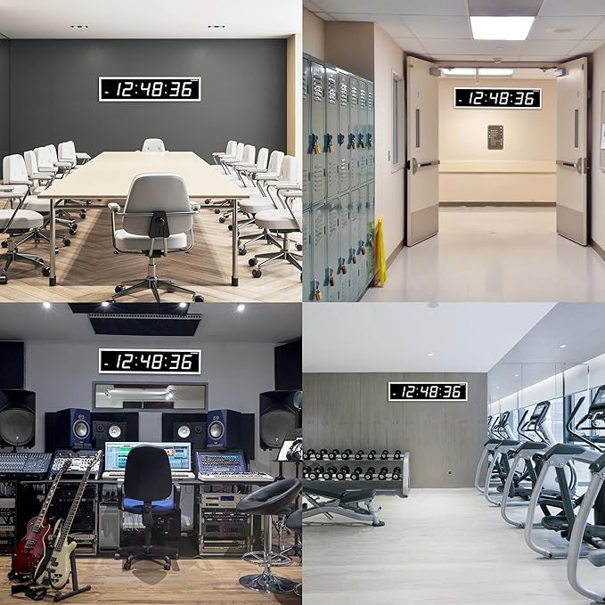 Ivation Huge Oversized 48" Large Digital LED Clock | Big Digital Clock - Image 7