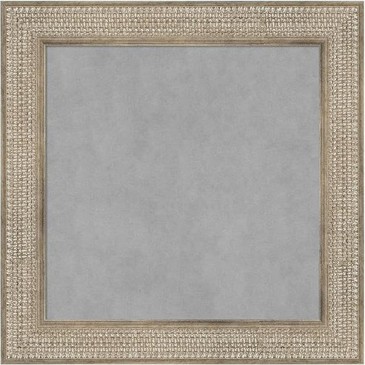 Amanti Art Silver Framed Magnetic Board 26x26 Medium Vision Board by AmantiArt
