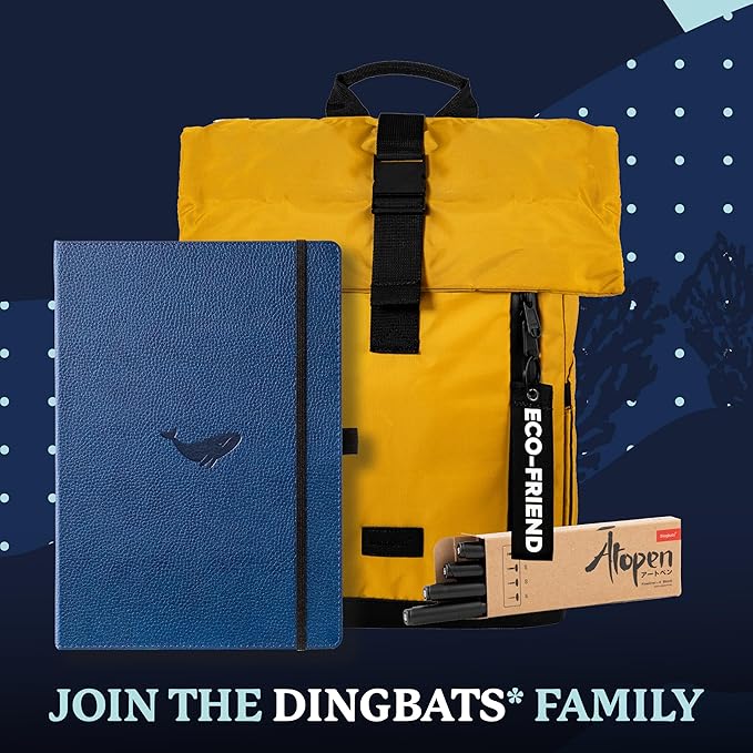 Dingbats* - Wildlife Plain Extra Large A4 Notebook - PU Leather Hardcover - Image 7