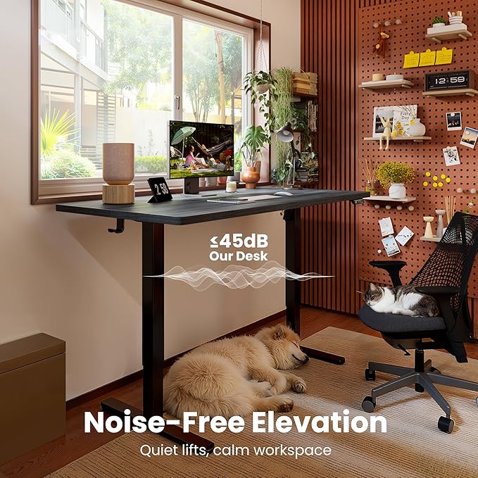 ErGear Electric Standing Desk, 44 x 24 Inches Height Adjustable Stand up Desk - Image 9