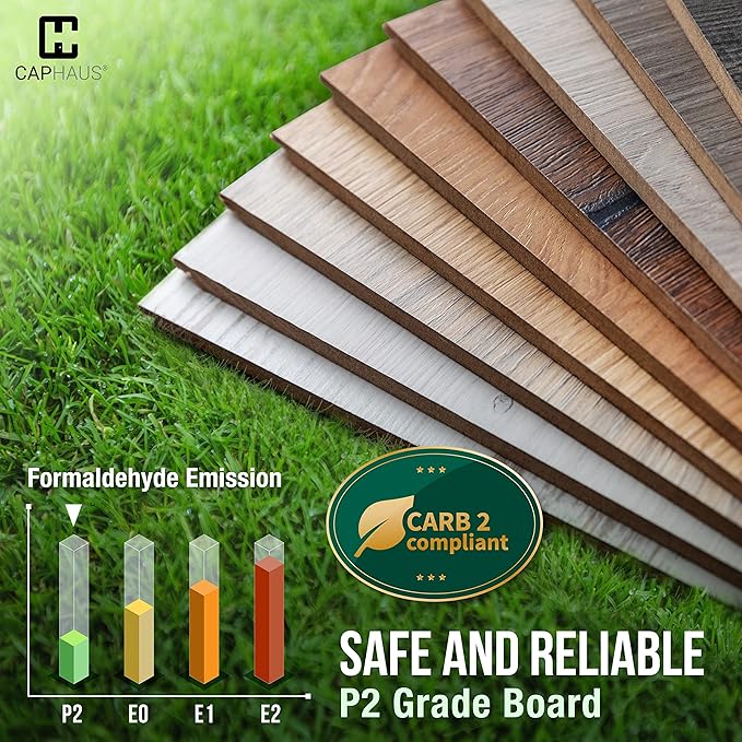 CAPHAUS 4 Tier Bookshelf, 24 Inch Width Free Standing Shelf, Bookcase Shelf - Image 7