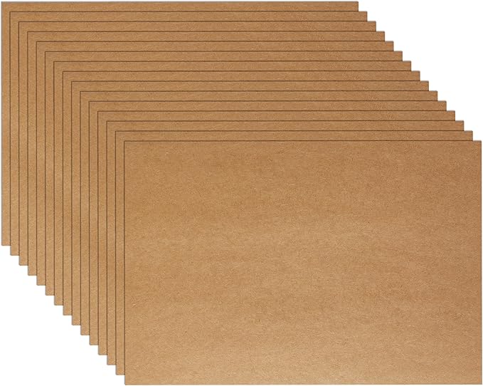 Guakicae 150 Sheets Brown Cardstock 5 x 7 Kraft Paper, 300gsm/110lb Heavyweight by Guakicae