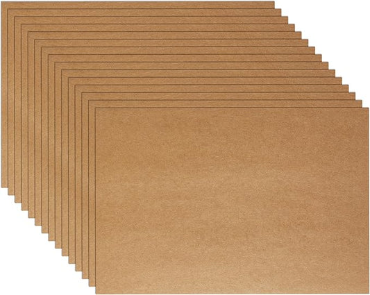 Guakicae 150 Sheets Brown Cardstock 5 x 7 Kraft Paper, 300gsm/110lb Heavyweight by Guakicae