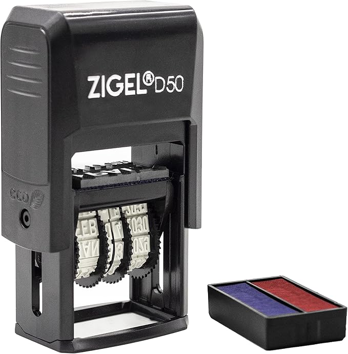 ZIGEL D50 Date Stamp with Posted - Image 3