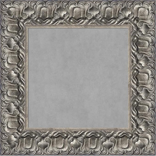 Amanti Art Silver Framed Magnetic Board 18x18 X-Small Vision Board by AmantiArt