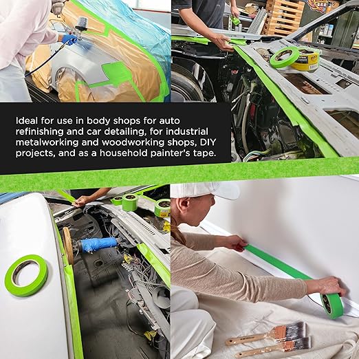Dura-Gold Green Automotive Masking Tape 1 Inch, 3 Rolls - Image 5