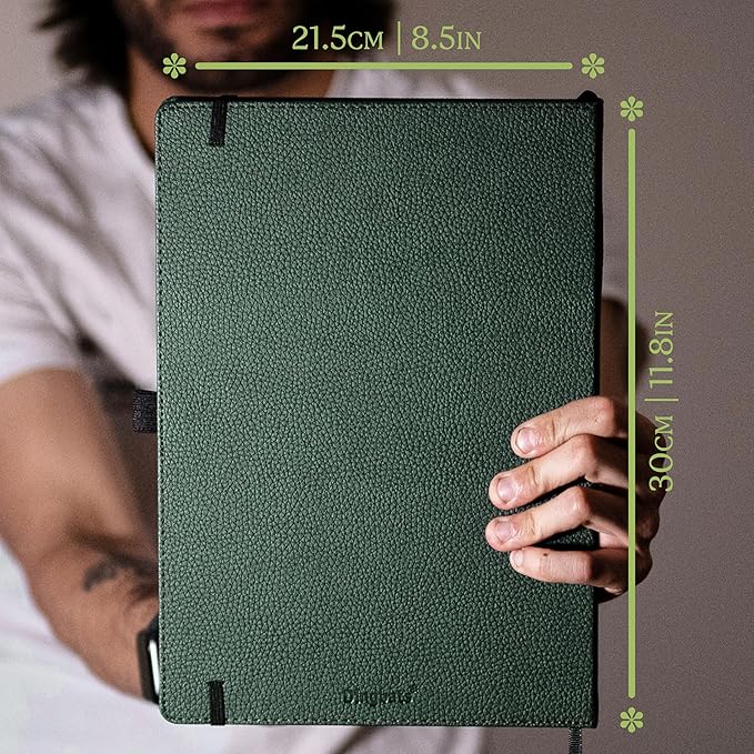 Dingbats* - Wildlife Lined Extra Large A4 Notebook - PU Leather Hardcover - Image 6