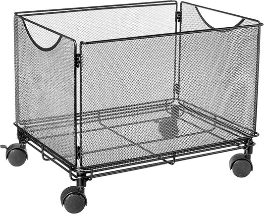 Safco Onyx Rolling Cart Desktop Tub File, Fits Letter-Size Hanging Folders by SafcoProducts
